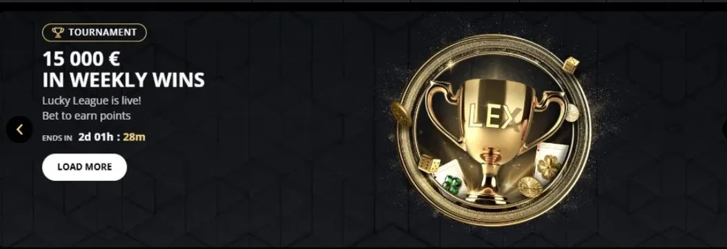lex casino 325% 675 gratis spins